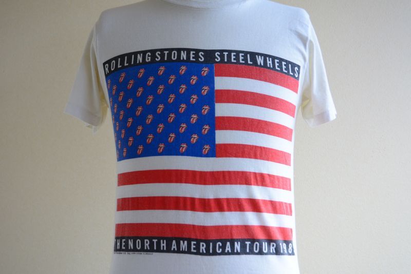 1980s The Rolling Stones STEEL WHEELS 1989 Tour Tシャツ 表記M ...