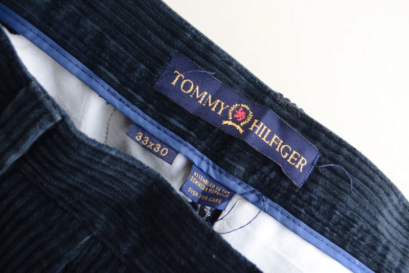 TOMMY HILFIGER 太畝コーデュロイパンツ 表記W33 L30 - 古着屋HamburgCafe