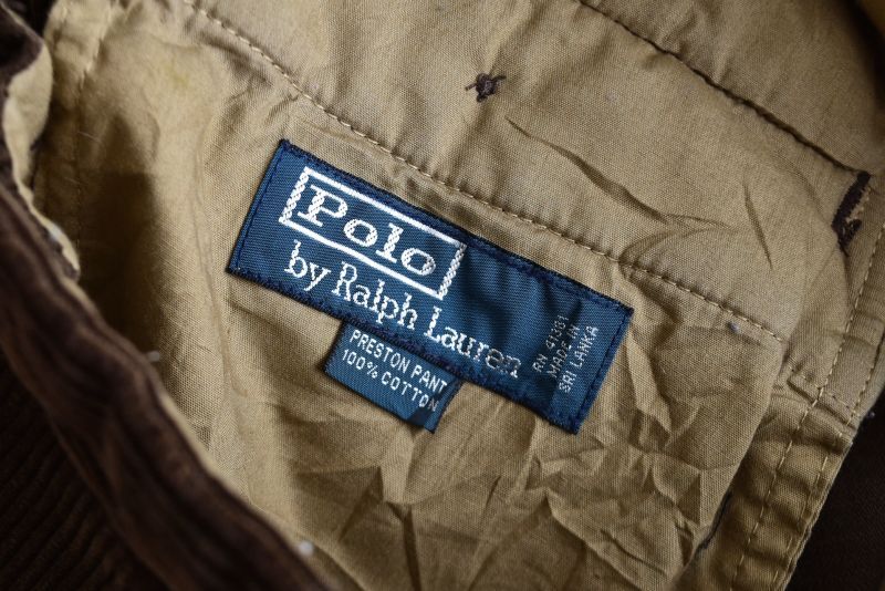 Polo by RalphLauren 太畝コーデュロイパンツ 