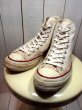 画像1: 1960s三ツ星【CONVERSE】チャックテイラー生成りHi　Rマーク無し　Size10 (1)