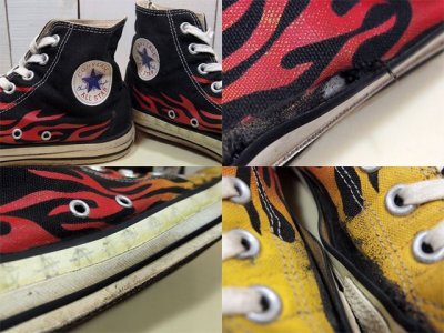 画像2: 【CONVERSE ALLSTAR】ファイヤーパターンHi　10