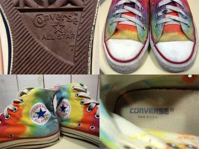 画像3: 1990sUSA製【CONVERSE ALLSTAR】タイダイHi　7