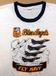 画像1: 1970s【US.NAVY  Blue Angels】リンガーTシャツ (1)