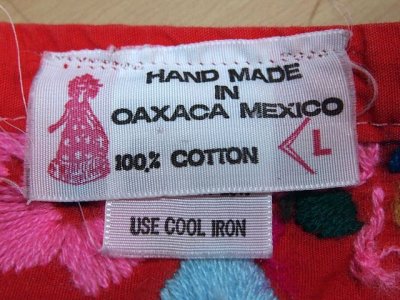 画像1: メキシカン刺繍ワンピース