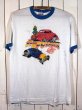 画像2: 1980s?FROGFOLLIESホットロッド?リンガーTシャツ (2)