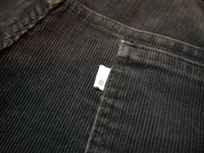 画像2: 【LEVI'S】519コーデュロイパンツ　w34 オリジナルブラック