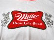 画像5: 1980s MillerBeerリンガーTシャツ (5)