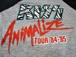 画像6: 1980s KISSアニマライズ ’84-’85ツアーTシャツ (6)