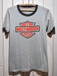 画像1: 1980s【HARLEY DAVIDSON】杢リンガーTシャツ (1)