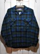 画像1:  1950s【PENDLETON】ウールシャツ 　オンブレ (1)