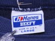 画像3: 〜1990s【Hanes】リバースウィーブスウェット US.NAVY (3)