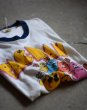 画像1: 80s PACMAN リンガーTシャツ　 表記XL  (1)