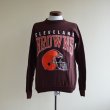 画像1: 1980s ARTEX スウェット　 CLEVELAND BROWNS　 表記M  (1)