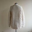 画像3: K.A.M. KNITWEAR フィッシャーマンセーター　 MADE IN IRELAND　 表記44  (3)