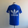 画像3: 1980s adidas トレフォイルTシャツ　 両面プリント　 表記L  (3)