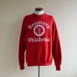 画像1: 1980s THE UNIVERSITY OF OKLAHOMA カレッジスウェット　 表記L  (1)