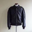 画像1:  1980s A-2 フライトレザージャケット　 SADDLERY×COOPER SPORTS WEAR　 表記42R  (1)