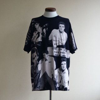 1990s ELVIS 29￠Stamp Tシャツ MADE IN USA 表記M - 古着屋HamburgCafe