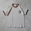 画像1: 1980s 杢リンガーTシャツ　 "MADE IN USA"　 表記L  (1)