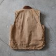 画像2: 1990s Carhartt ブラウンダックベスト　 "MADE IN USA"　 表記XXL-TALL  (2)