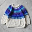 画像1: LILLUNN ノルディックモヘアセーター　 "HAND KNIT OF NORWAY"　 実寸L  (1)