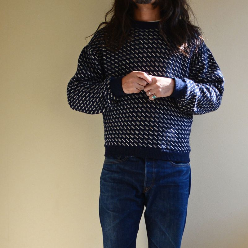 肩幅約52㎝L.L.Bean birdseye knit sweater