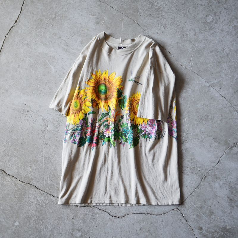 新着!!〝90s SUN FLOWER ART T-SHIRT /MADE IN USA〟一般販売開始です。