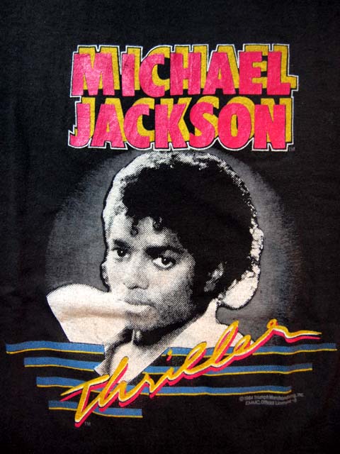 1980s【SCREEN STARS】マイケルジャクソン?スリラー?ロックTシャツ