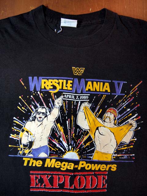 1980sWWF?ハルクホーガン?プロレスTシャツ - 古着屋HamburgCafe