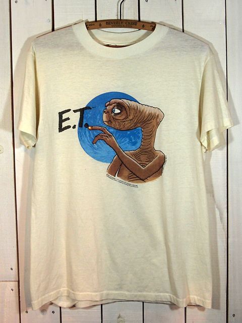 1980s?E.T.?映画Tシャツ