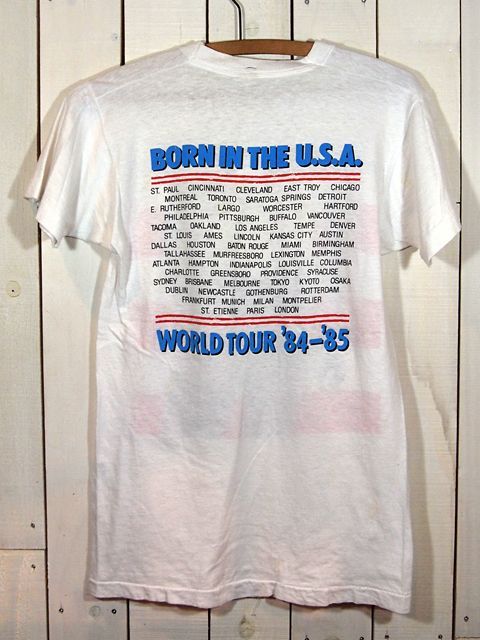 1980s【ブルーススプリングスティーン】ツアーTシャツ〝BORN IN THE