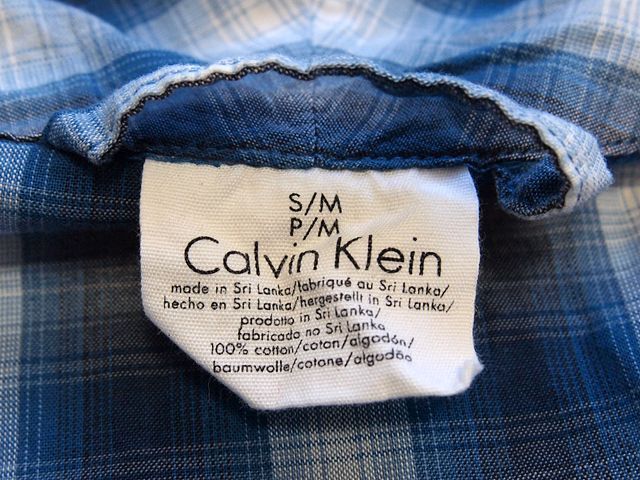 CalvinKlein】オンブレーチェックガウン - 古着屋HamburgCafe