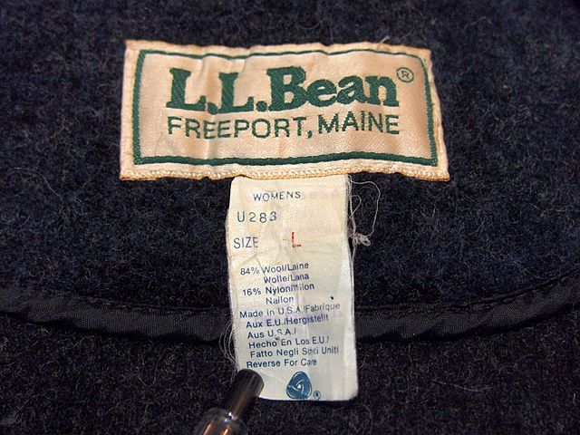 ［90's vintage］L.L.Bean ウールコート(インナーボア)