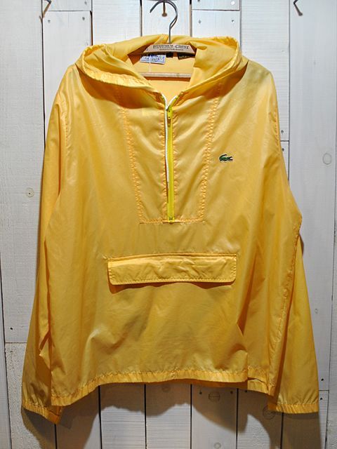 1980s【LACOSTE】アノラックパーカー - 古着屋HamburgCafe