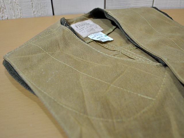 Filson】オイルドハンティングベスト - 古着屋HamburgCafe