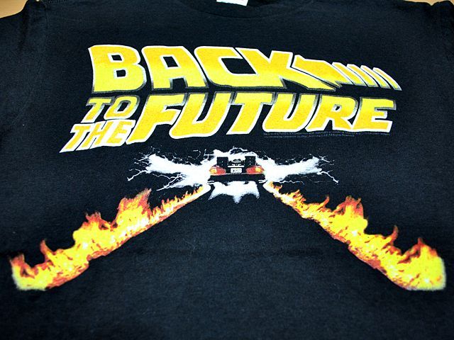 1990s〜Back to the Future映画Tシャツ - 古着屋HamburgCafe
