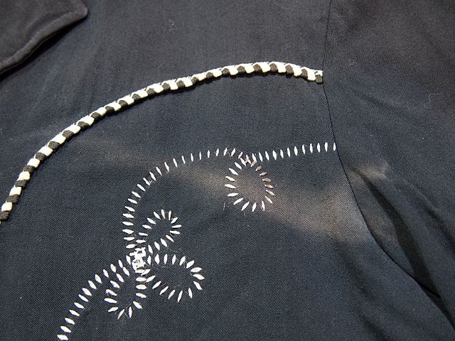 1970s【HbarC】レーヨンギャバジン刺繍ウエスタンジャケット - 古着屋