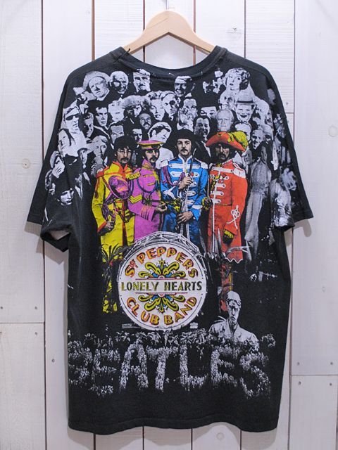1990s〜 THE BEATLES Sgt. Pepper's Lonely Hearts Club Band総柄T