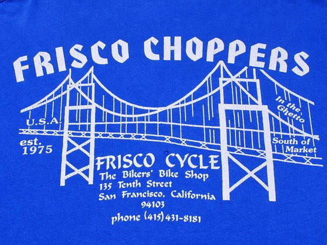 1990s FRISCO CHOPPERSスカルTシャツ 表記M - 古着屋HamburgCafe