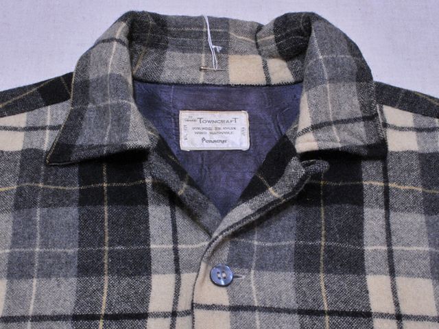 1960年代 Penney's TOWNCRAFT ウールシャツ 日本製 - シャツ