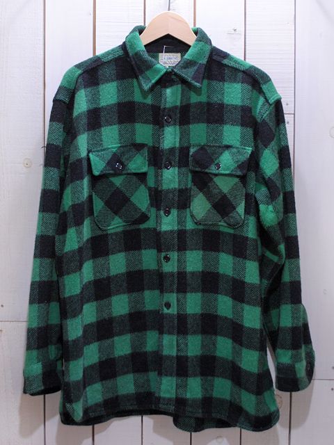 60s brent wool shirtビンテージシャツ - シャツ