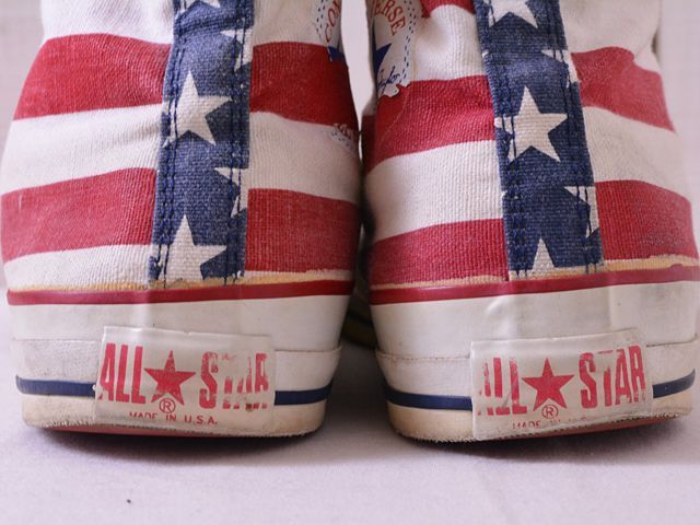 1990s US製【CONVERSE】ALL STAR Hi 星条旗 表記10 1/2 - 古着屋