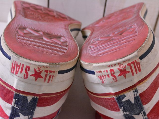 1990s US製【CONVERSE】ALL STAR Hi 星条旗 表記10 1/2 - 古着屋