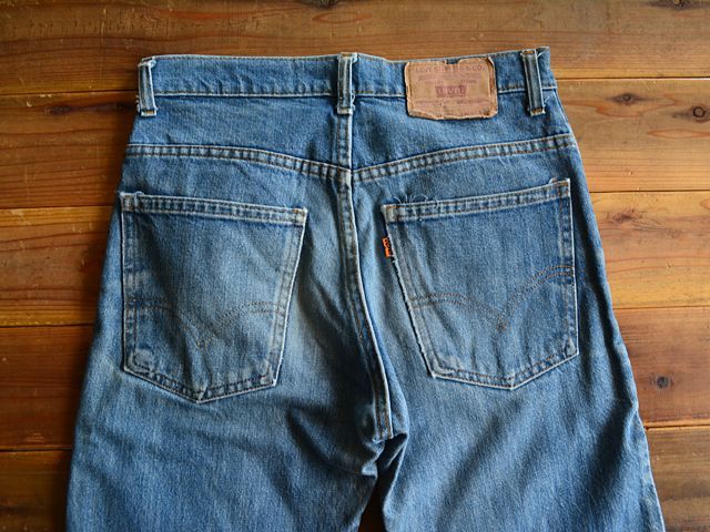 1970s Levi's 519デニム 表記w30 - 古着屋HamburgCafe