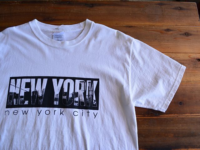 1990s New York City Tシャツ 表記m 古着屋hamburgcafe