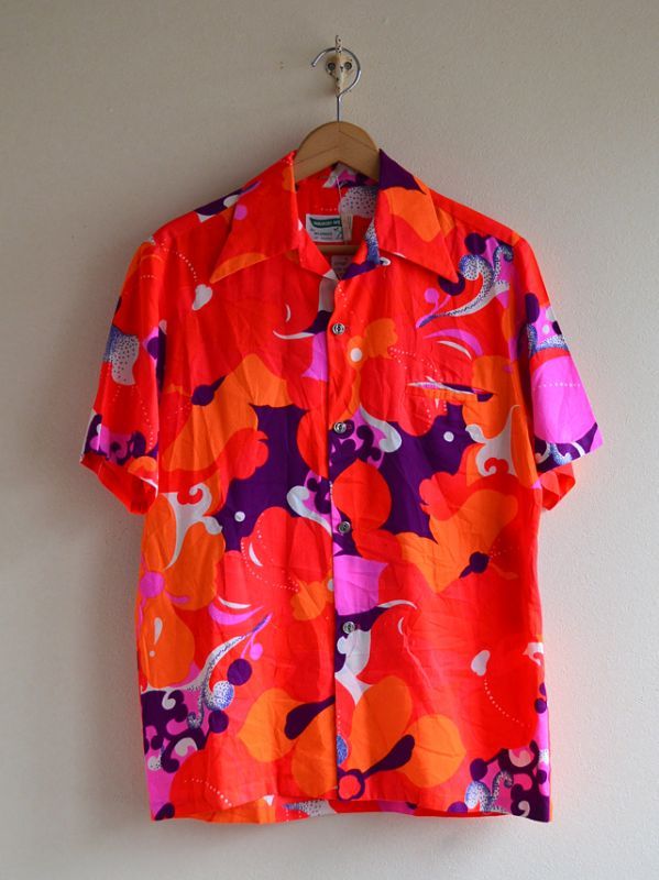 1970s WAIKIKI WEAR by MILDRED'S アロハシャツ 表記S - 古着屋HamburgCafe