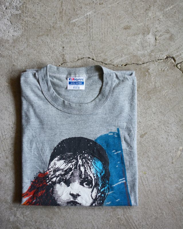 1980s Les Miserables Tシャツ DEAD STOCK 表記M - 古着屋HamburgCafe