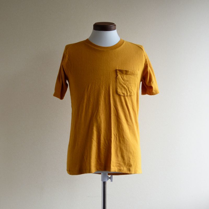 1960s HANES ポケットTシャツ DEAD STOCK 表記M 古着屋HamburgCafe