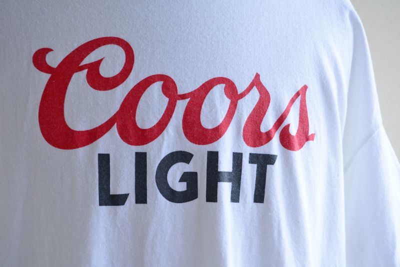 COORS LIGHT Tシャツ 表記XL - 古着屋HamburgCafe