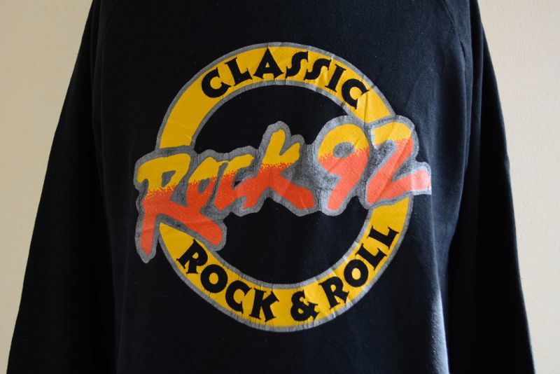1980s-90s Rock92 スウェット 表記L - 古着屋HamburgCafe